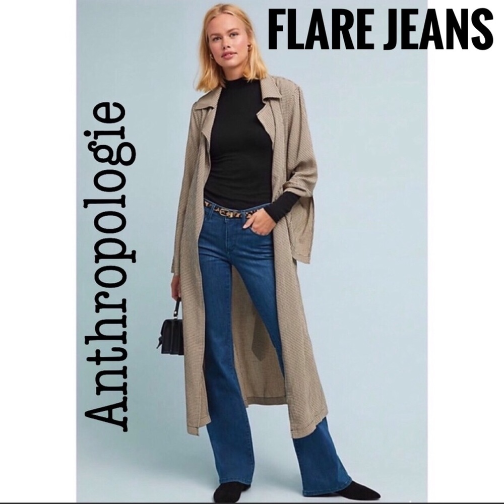 Anthropologie Pilcro the Letterpress Flare Jeans